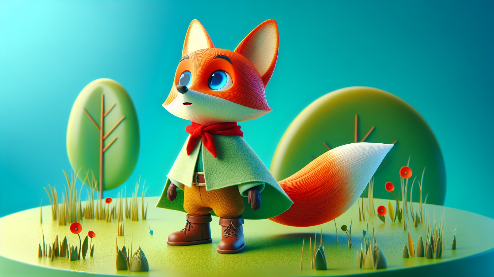 The little fox is not only adorable in appearance, but its wisdom and courage are also well-known.