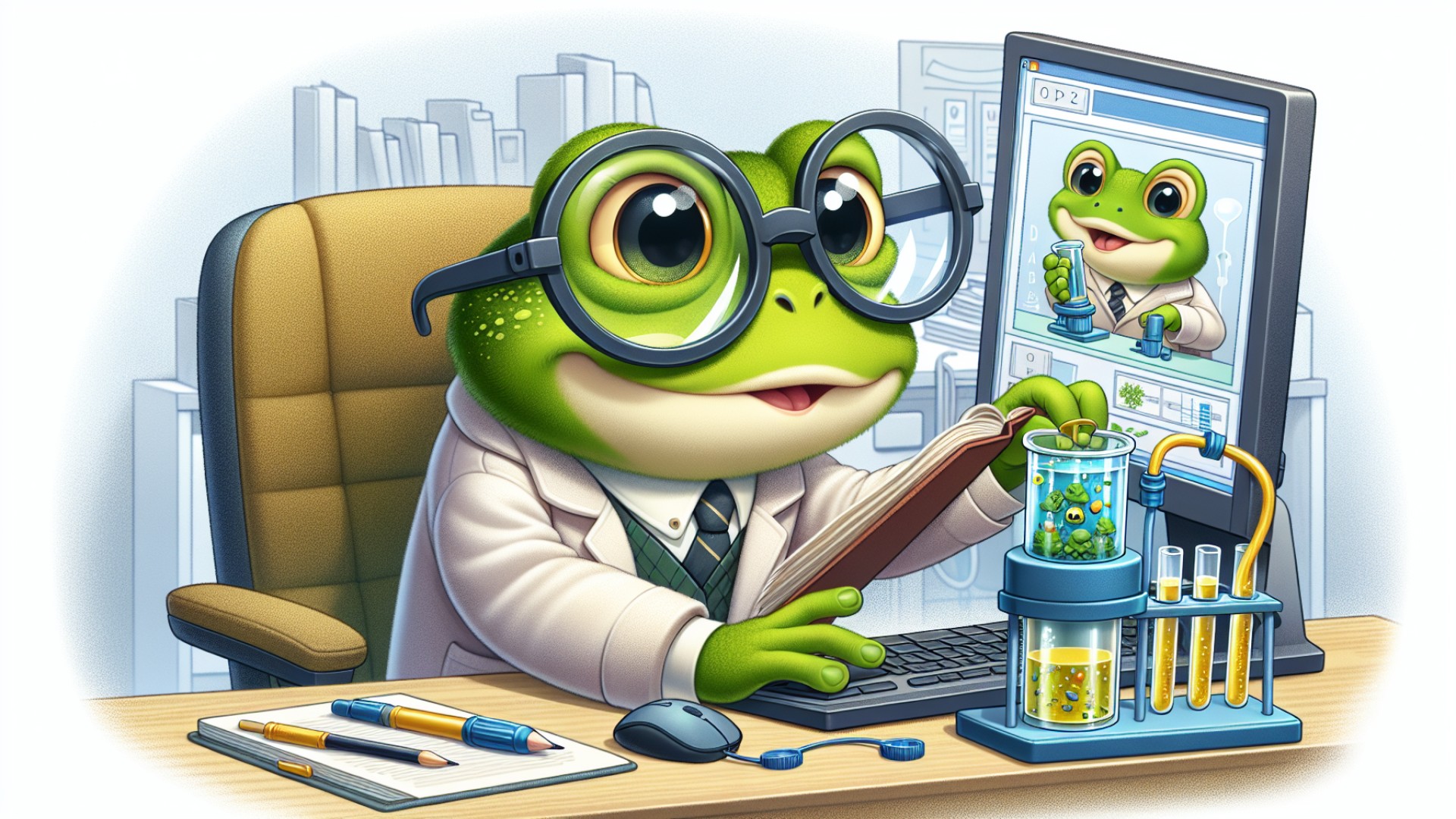 Dr. Frog began focusing on researching how to filter out pollutants while retaining natural nutrients.