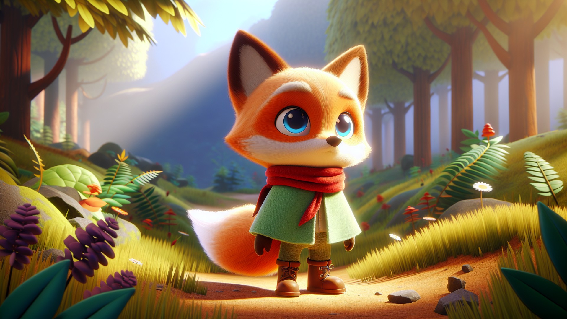 The little fox understood the elders' concerns, but it decided to go on an adventure.