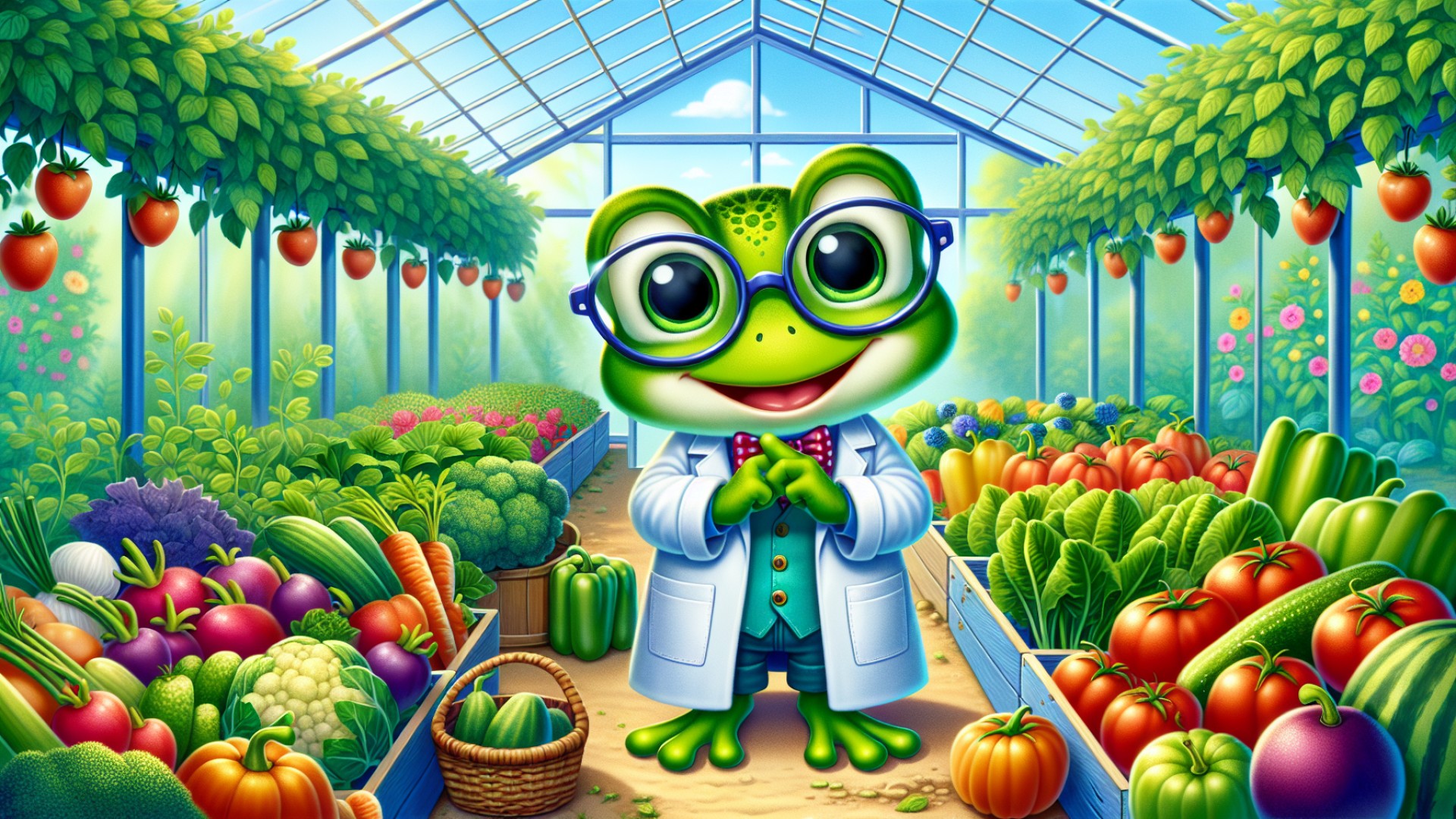 Several months later, the greenhouse was completed, and it was filled with fresh vegetables and fruits.