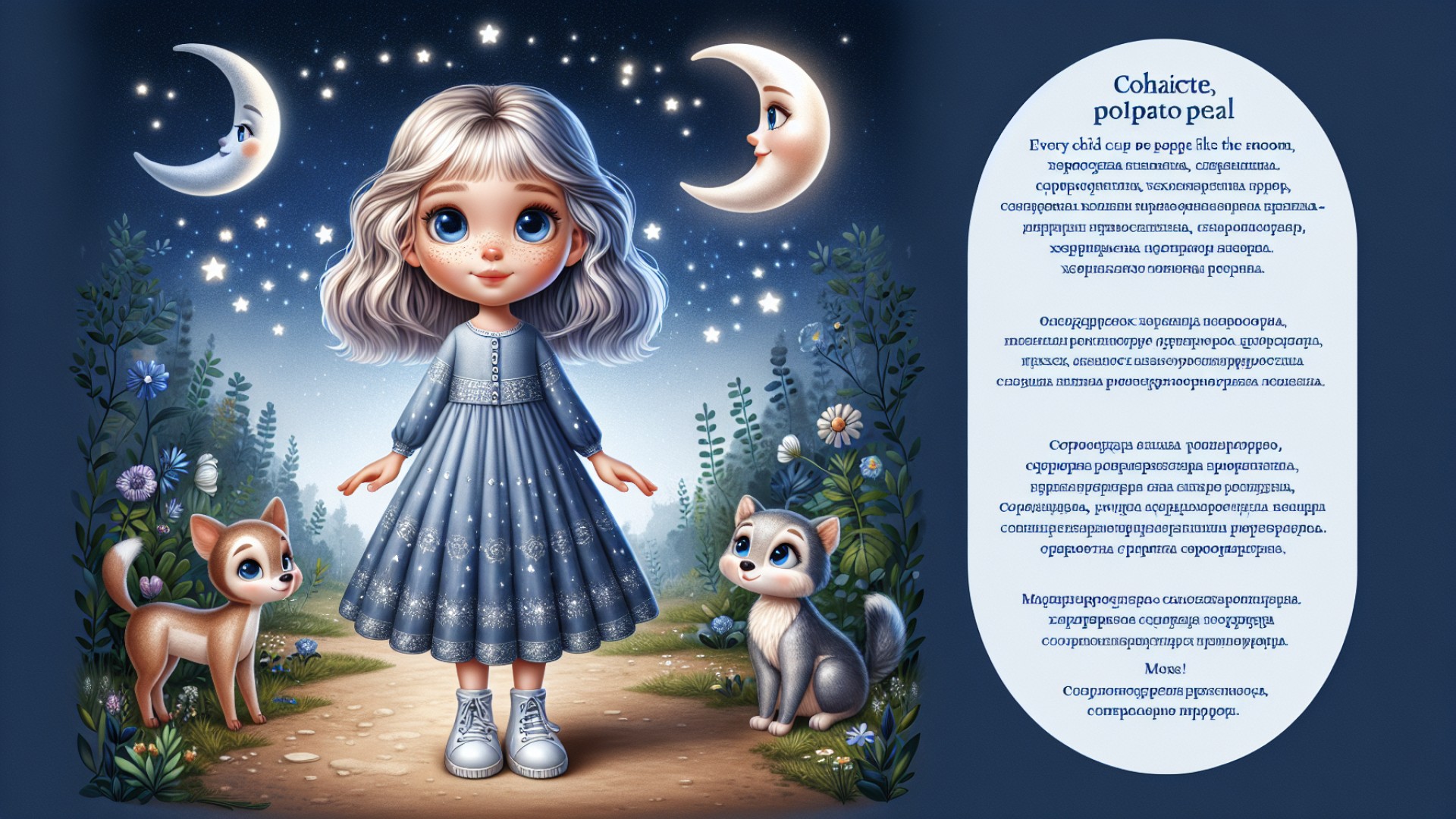 Every child can be like the moon, becoming gentle, kind, and brave little heroes, creating beautiful stories in life.