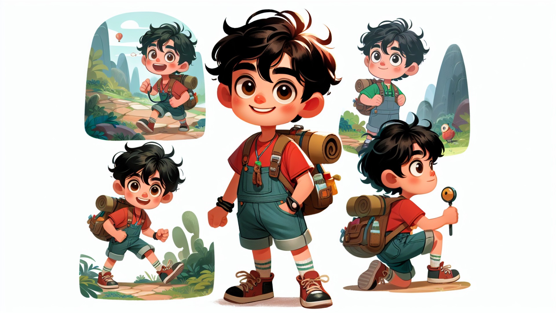 From then on, Xiaoqi continued to explore the unknown world, using his courage and wisdom, creating more fantasy stories together with his friends.