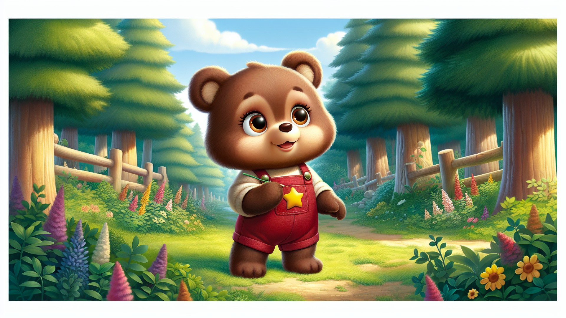 Kiki Bear's wisdom and kindness became a model for all the animals in the forest, inspiring them to bravely face each day's challenges.